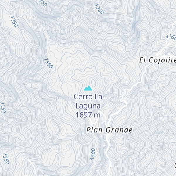 Map of Cerro La Laguna