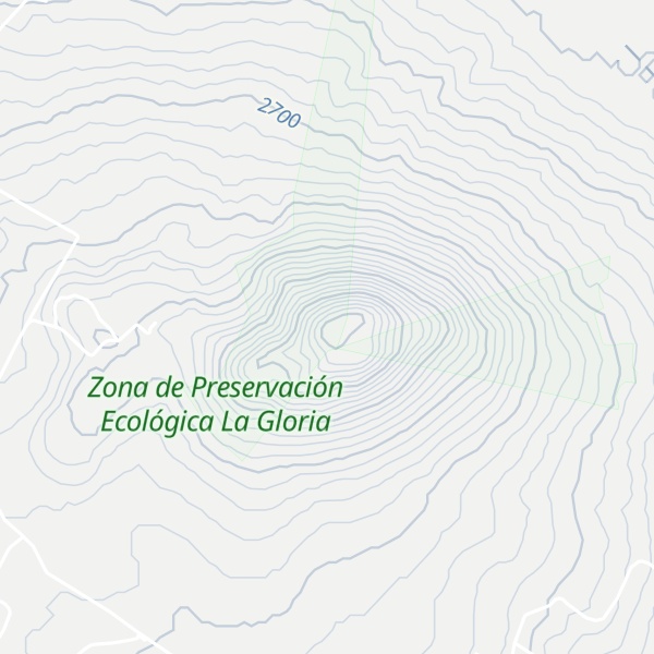 Map of Cerro Coyote
