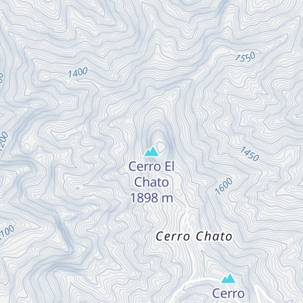 Map of Cerro El Chato
