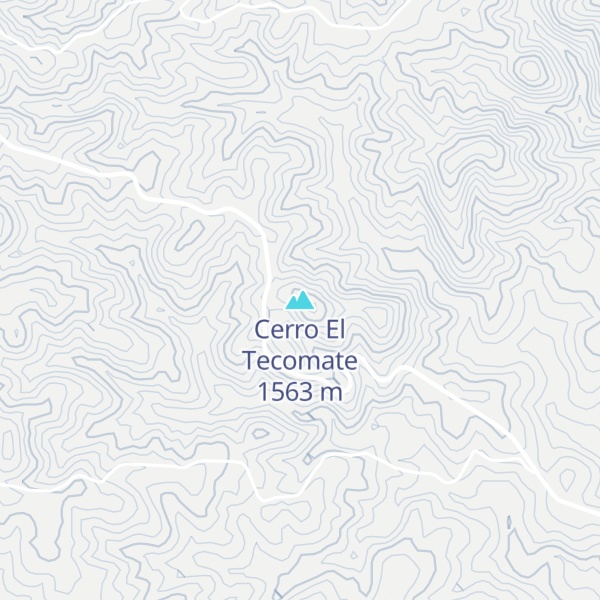Map of Cerro El Tecomate