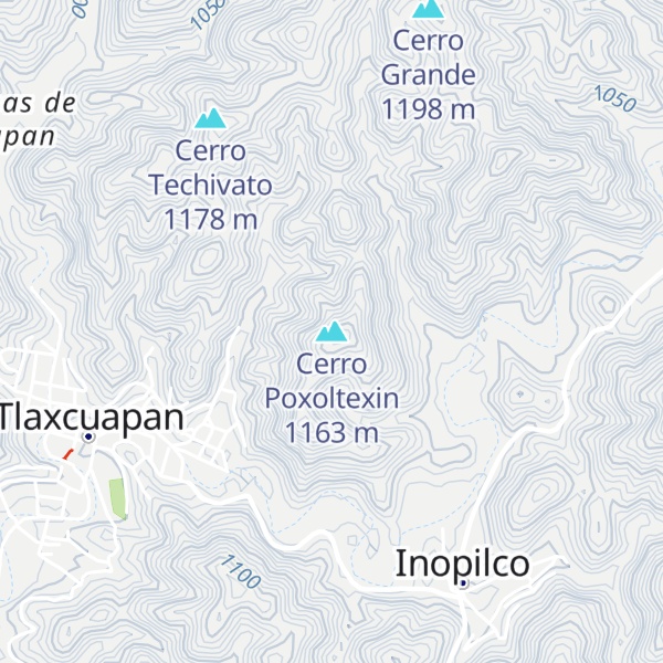 Map of Cerro Poxoltexin
