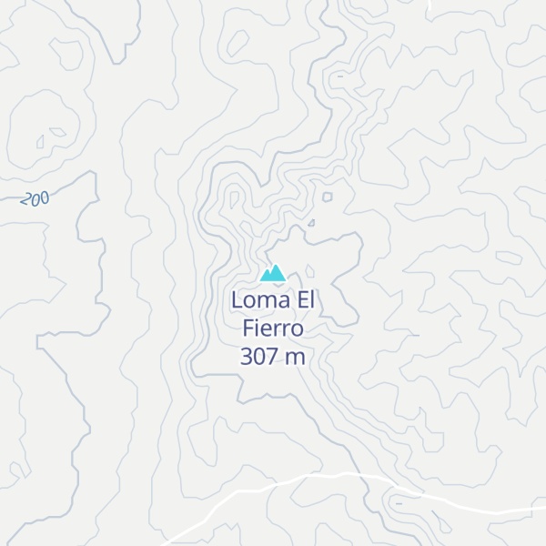 Map of Loma El Fierro