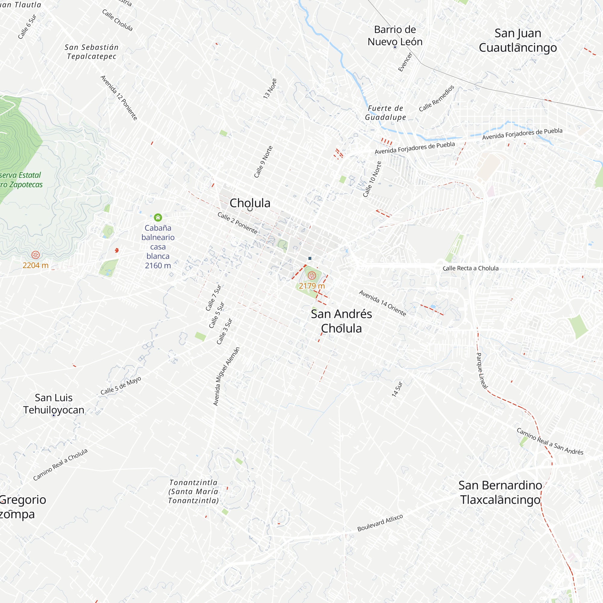CABAÑA DE JORGE map