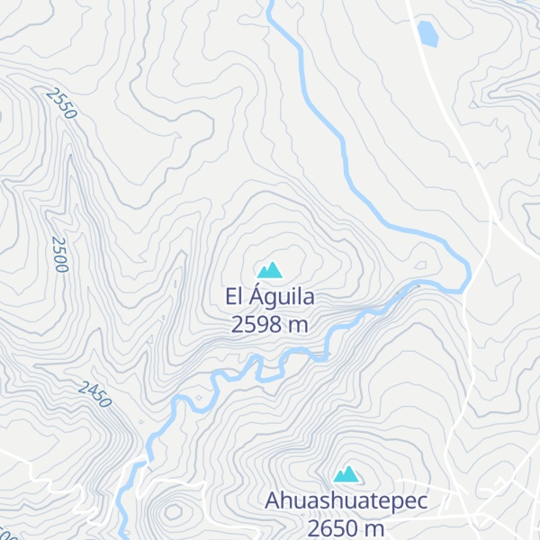 Map of El Águila