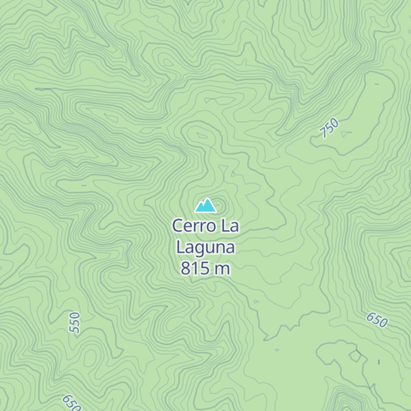Map of Cerro La Laguna