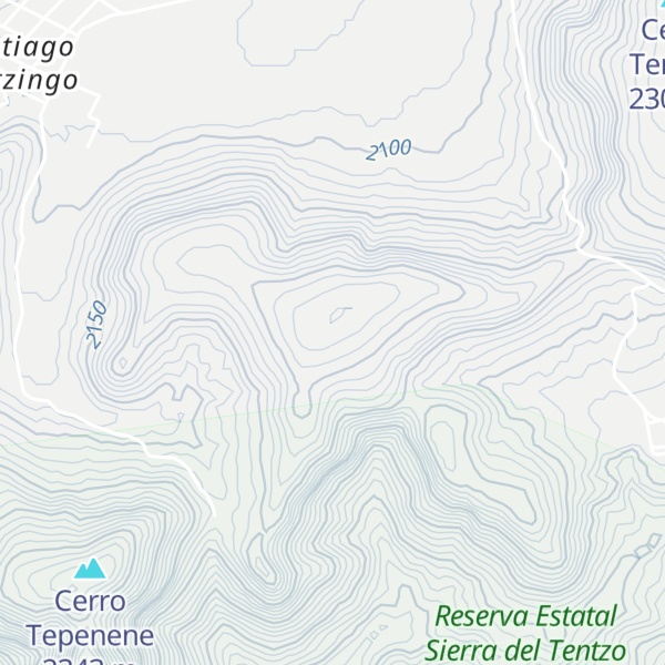 Map of Cerro Izcalo
