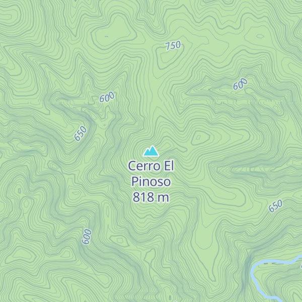 Map of Cerro El Pinoso