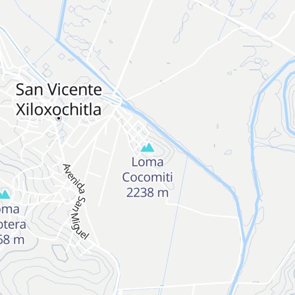 Map of Loma Cocomiti