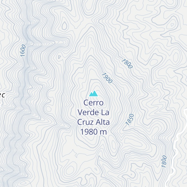 Map of Cerro Verde La Cruz Alta