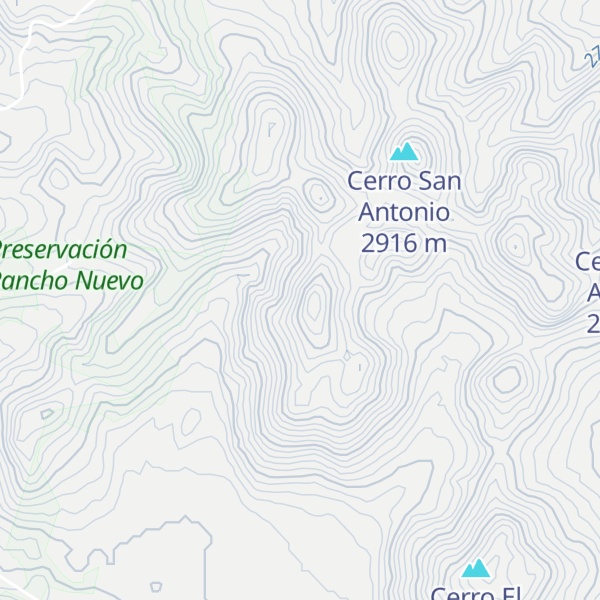 Map of Cerro El Resorte