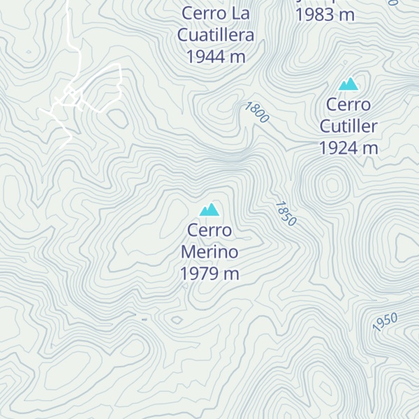 Map of Cerro Merino
