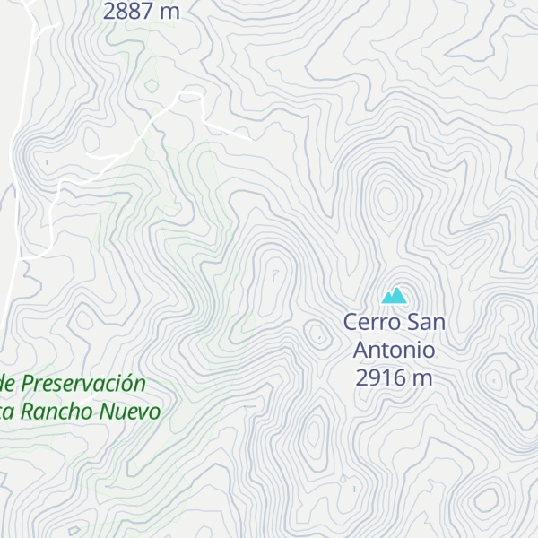Map of Cerro Las Pailas