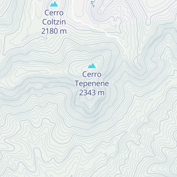 Map of Cerro Mocho