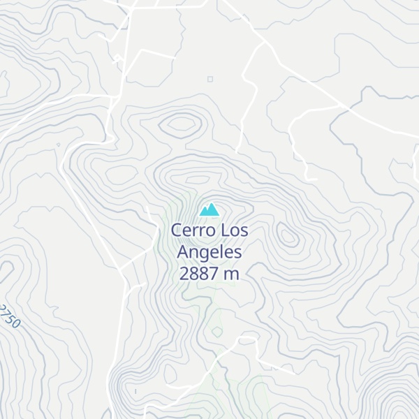 Map of Cerro Los Angeles