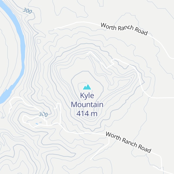 Map of Kyle Mountain