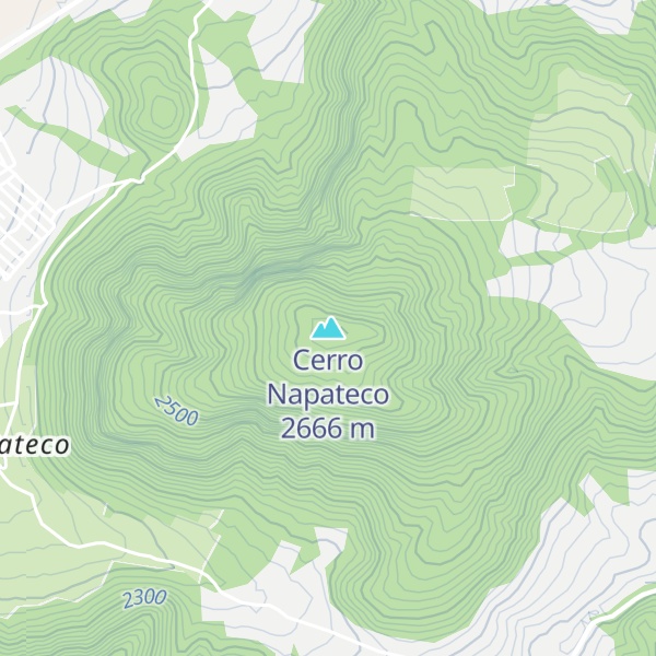 Map of Cerro Napateco