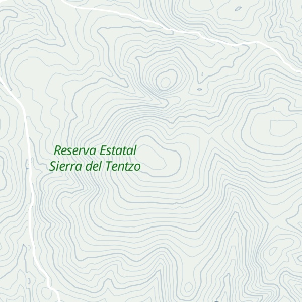 Map of Cerro Tzencale
