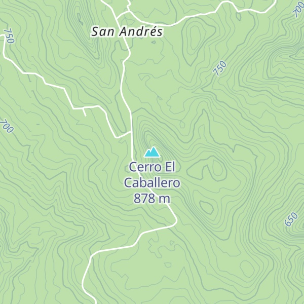 Map of Cerro El Caballero