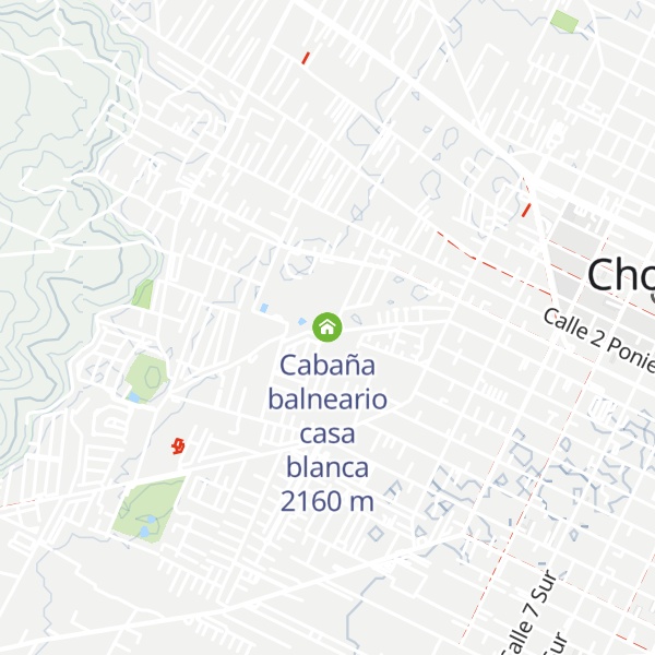 Map of Cabaña balneario casa blanca