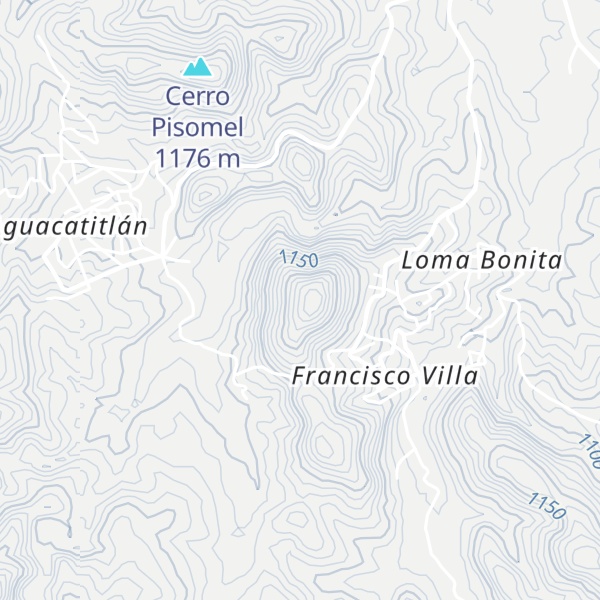 Map of Cerro El Gallito