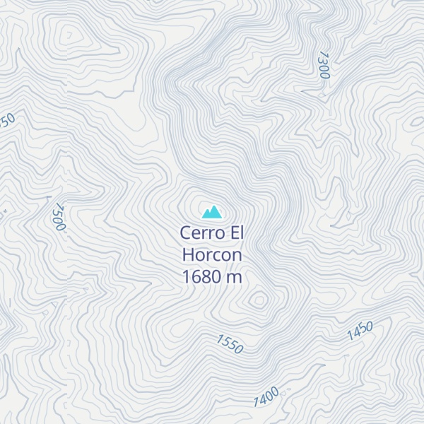 Map of Cerro El Horcon