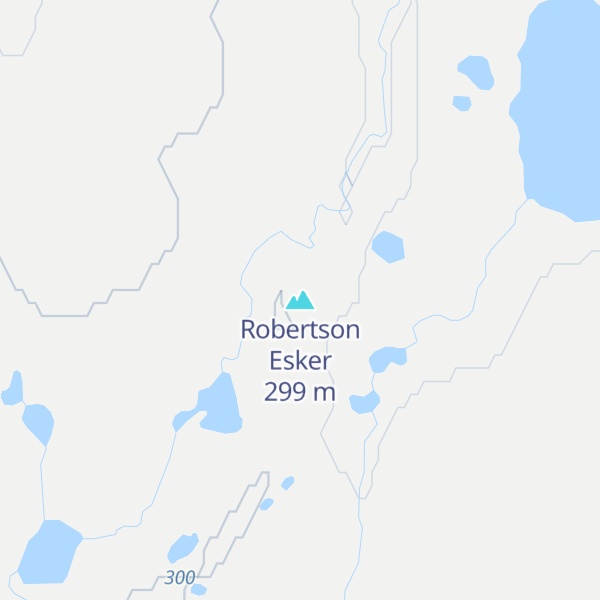 Map of Robertson Esker