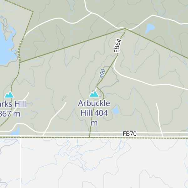 Map of Arbuckle Hill