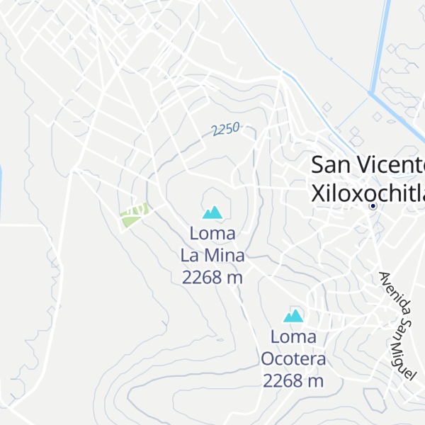 Map of Loma La Mina