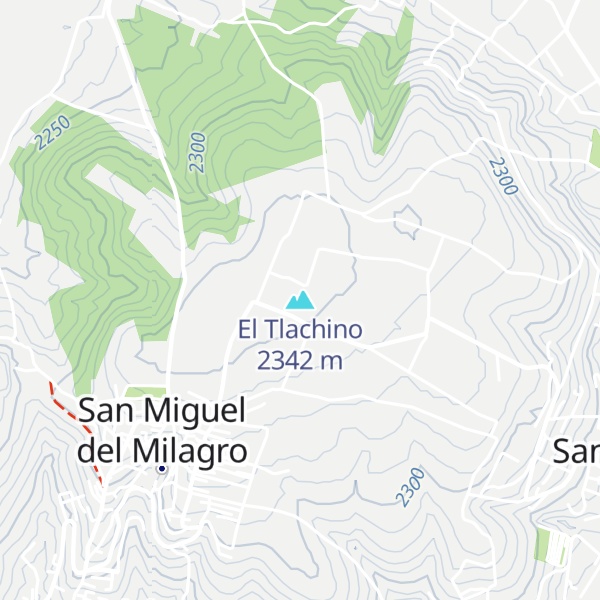 Map of El Tlachino