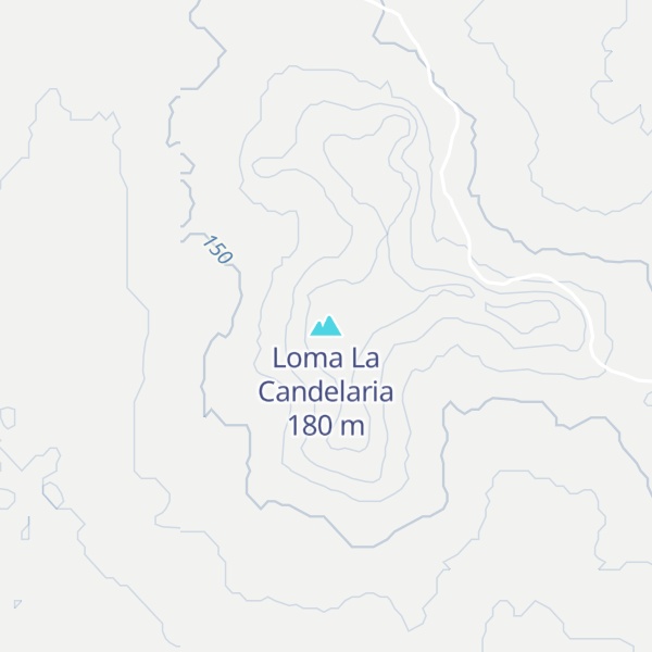 Map of Loma La Candelaria