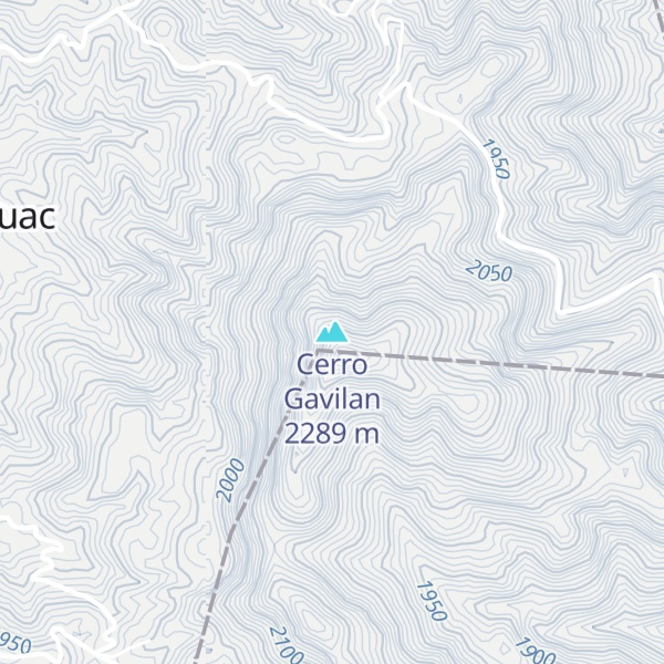 Map of Cerro Gavilan