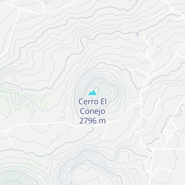 Map of Cerro El Conejo