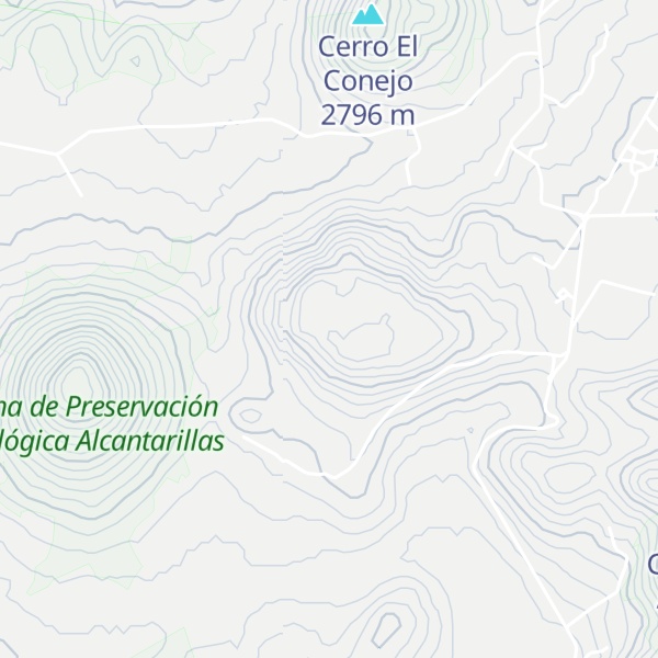 Map of Cerro Texcalaque