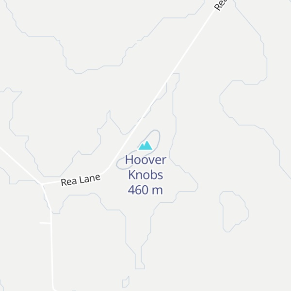 Map of Hoover Knobs
