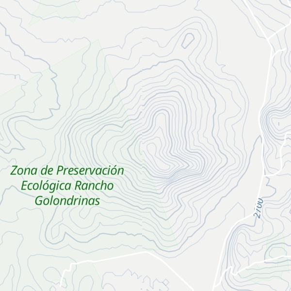 Map of Cerro El Manguillo