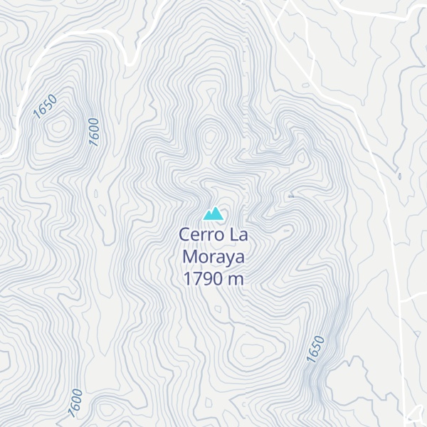 Map of Cerro La Moraya