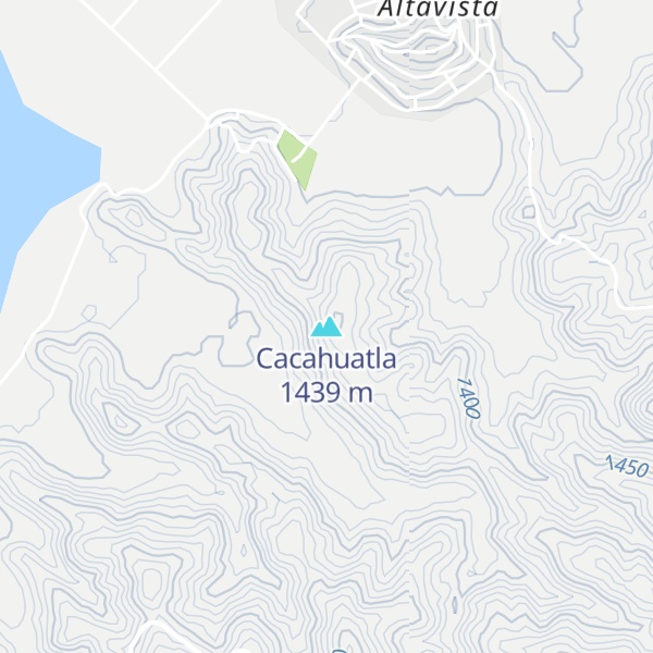 Map of Cacahuatla