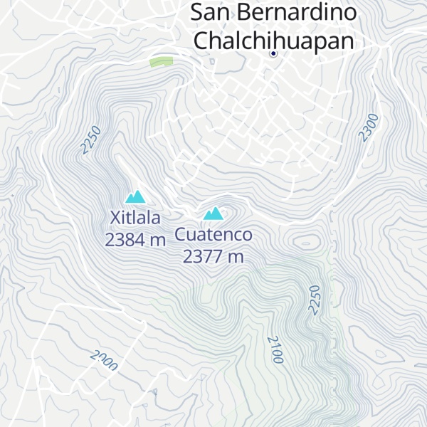 Map of Cuatenco