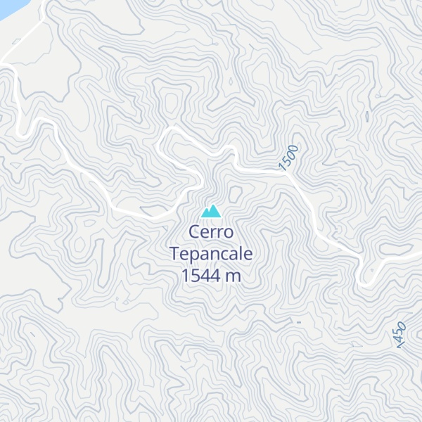 Map of Cerro Tepancale