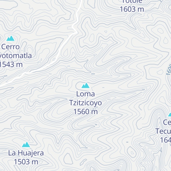 Map of Loma Tzitzicoyo