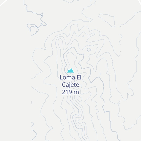 Map of Loma El Cajete