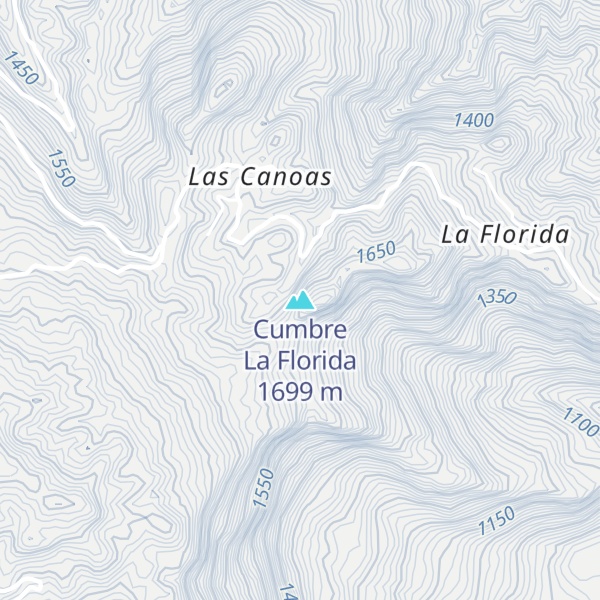 Map of Cumbre La Florida