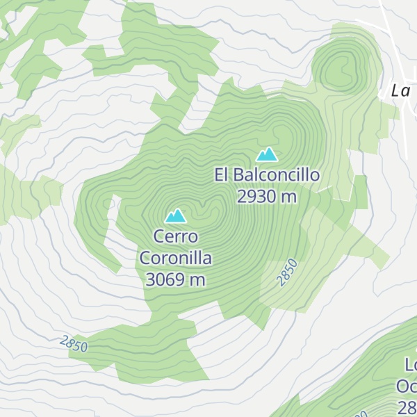 Map of Cerro Balconcillo