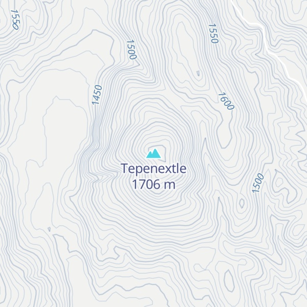 Map of Tepenextle