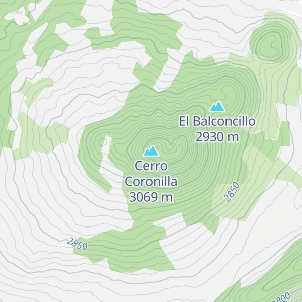 Map of Cerro Coronilla