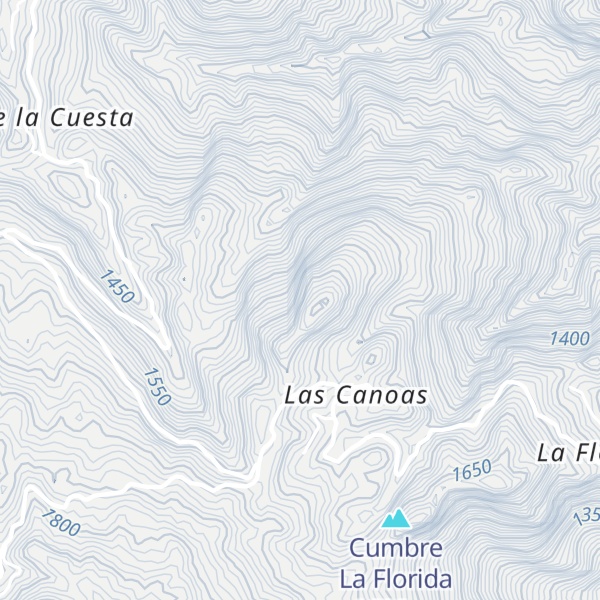 Map of Cerro Seco