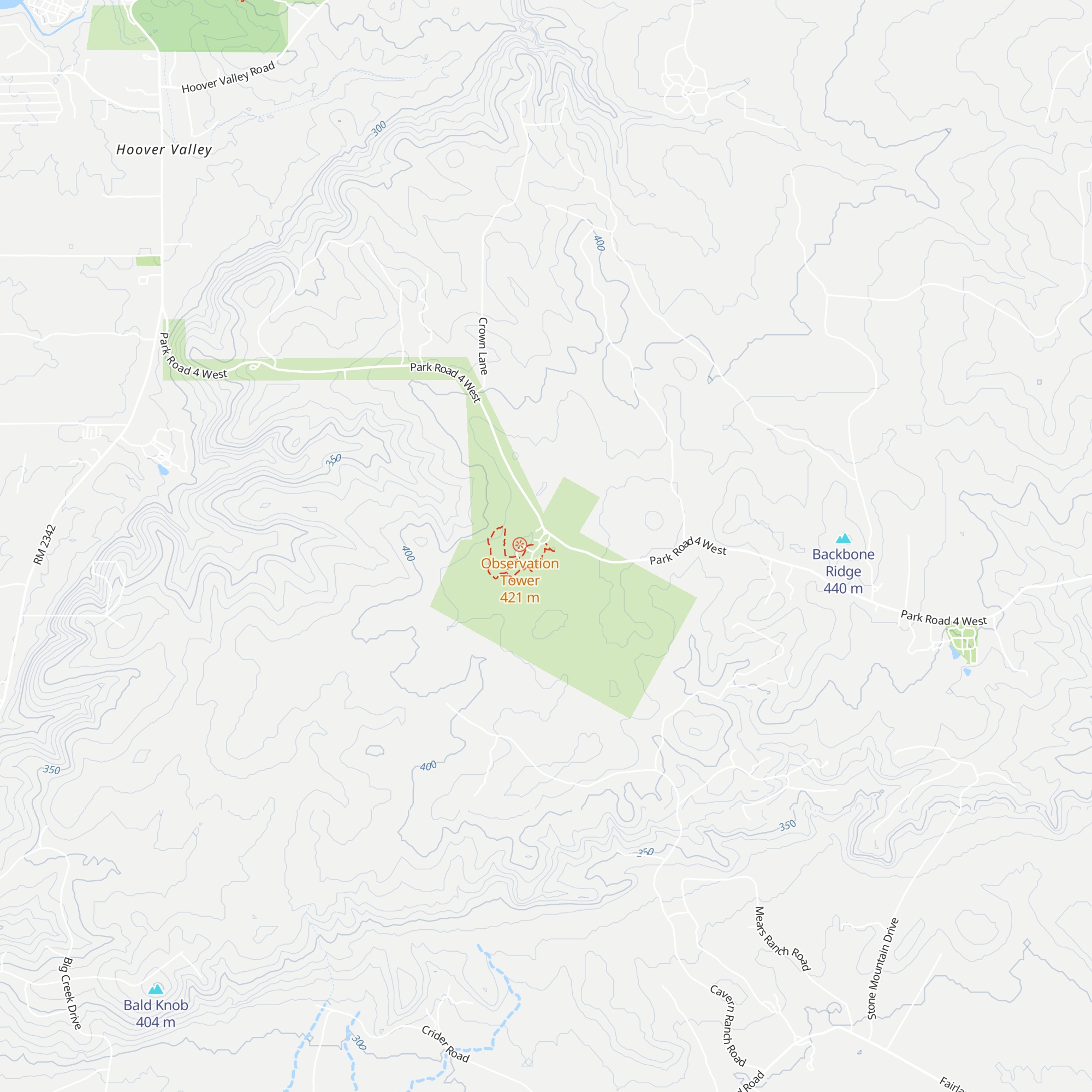 Visitor Center map