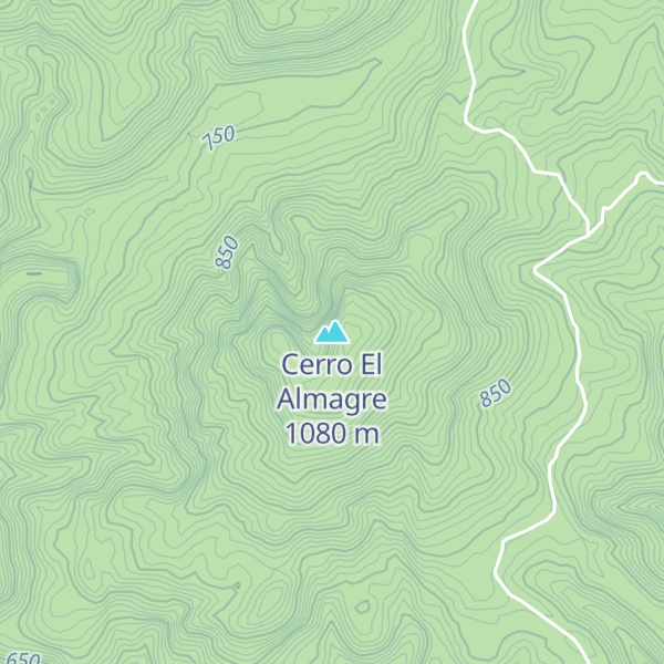 Map of Cerro El Almagre
