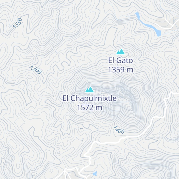 Map of El Chapulmixtle