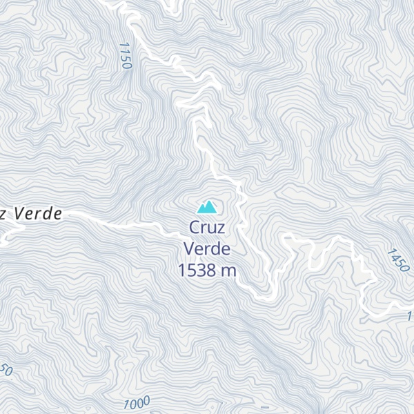 Map of Cruz Verde